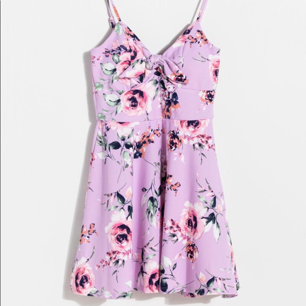 LILA FLORAL DRESS